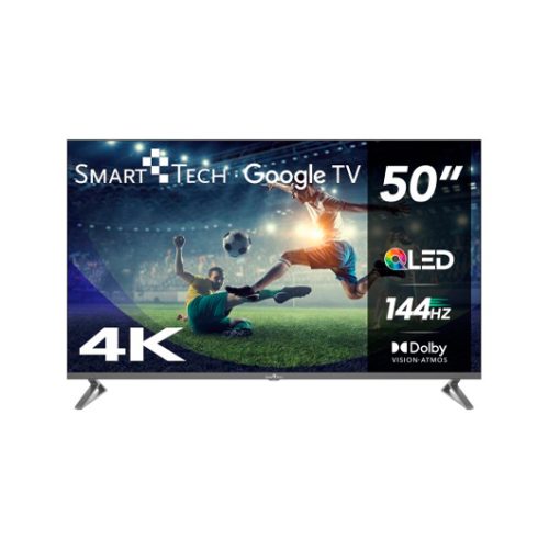 TELEVISIÓN QLED SMART TECH 144HZ UHD 50  50QG04G GOOGLE TV